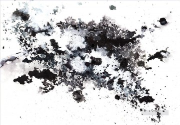  negro Pintura al %C3%B3leo - blanco y negro 2